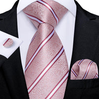 Designer Silk Necktie Hanky & Cufflink Set - Luxurious Weddings