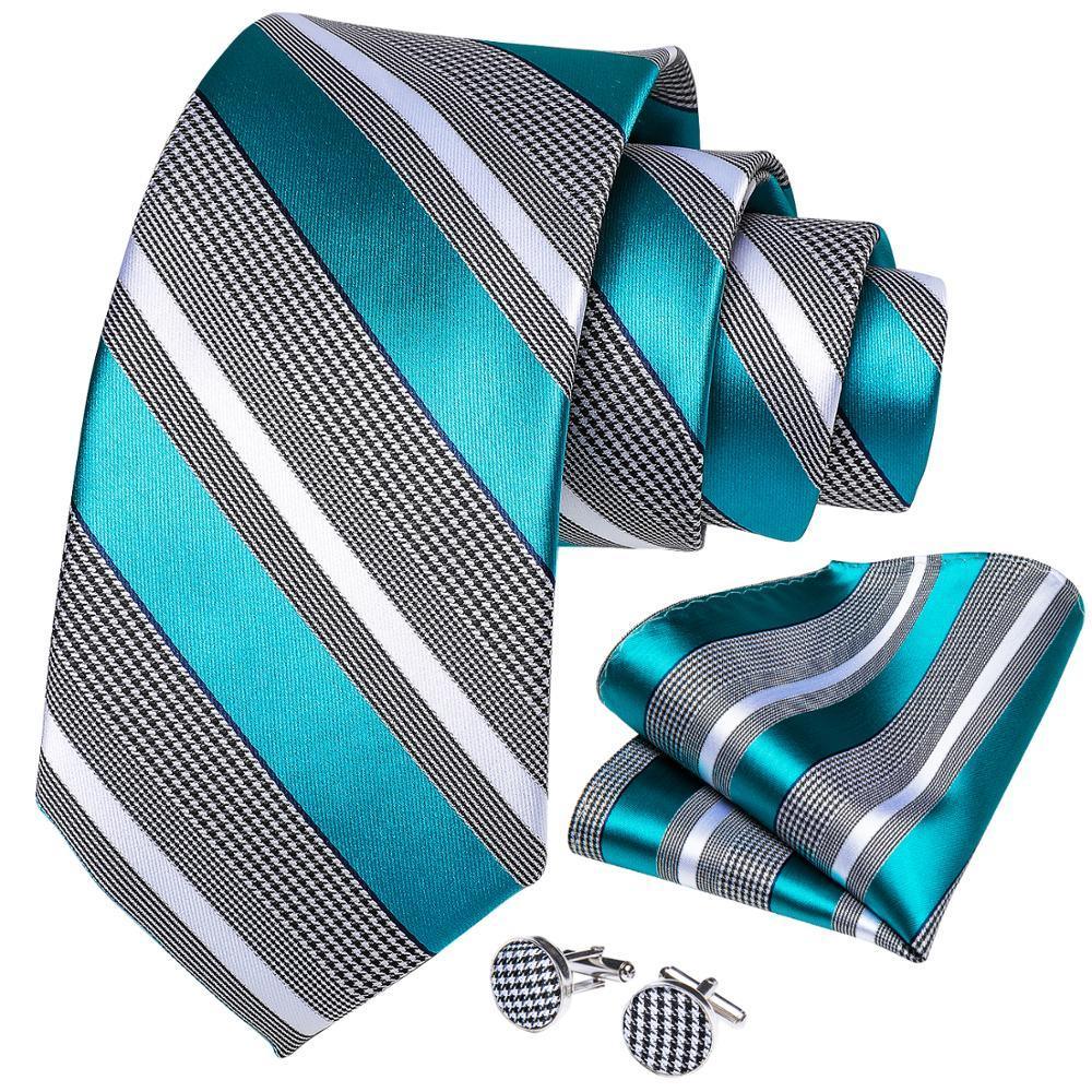 Designer Silk Necktie Hanky & Cufflink Set - Luxurious Weddings