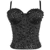 Diamante Sequined Bustier - Luxurious Weddings