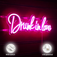 Drunk In Love Neon Sign - Luxurious Weddings