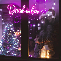 Drunk In Love Neon Sign - Luxurious Weddings