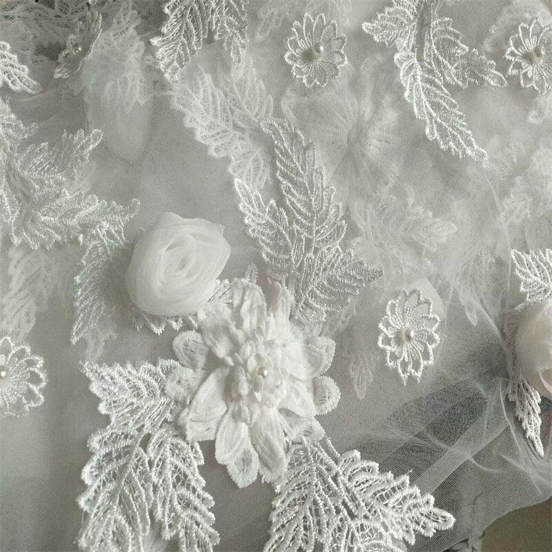 Floral Wedding Veils Hand Made Flower 3m Bridal Veil Luxurious Weddings