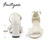 Flower Sandals Summer Wedding Shoes - Luxurious Weddings