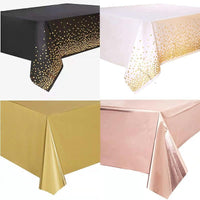 Golden Tablecloth Party Supplies - Luxurious Weddings