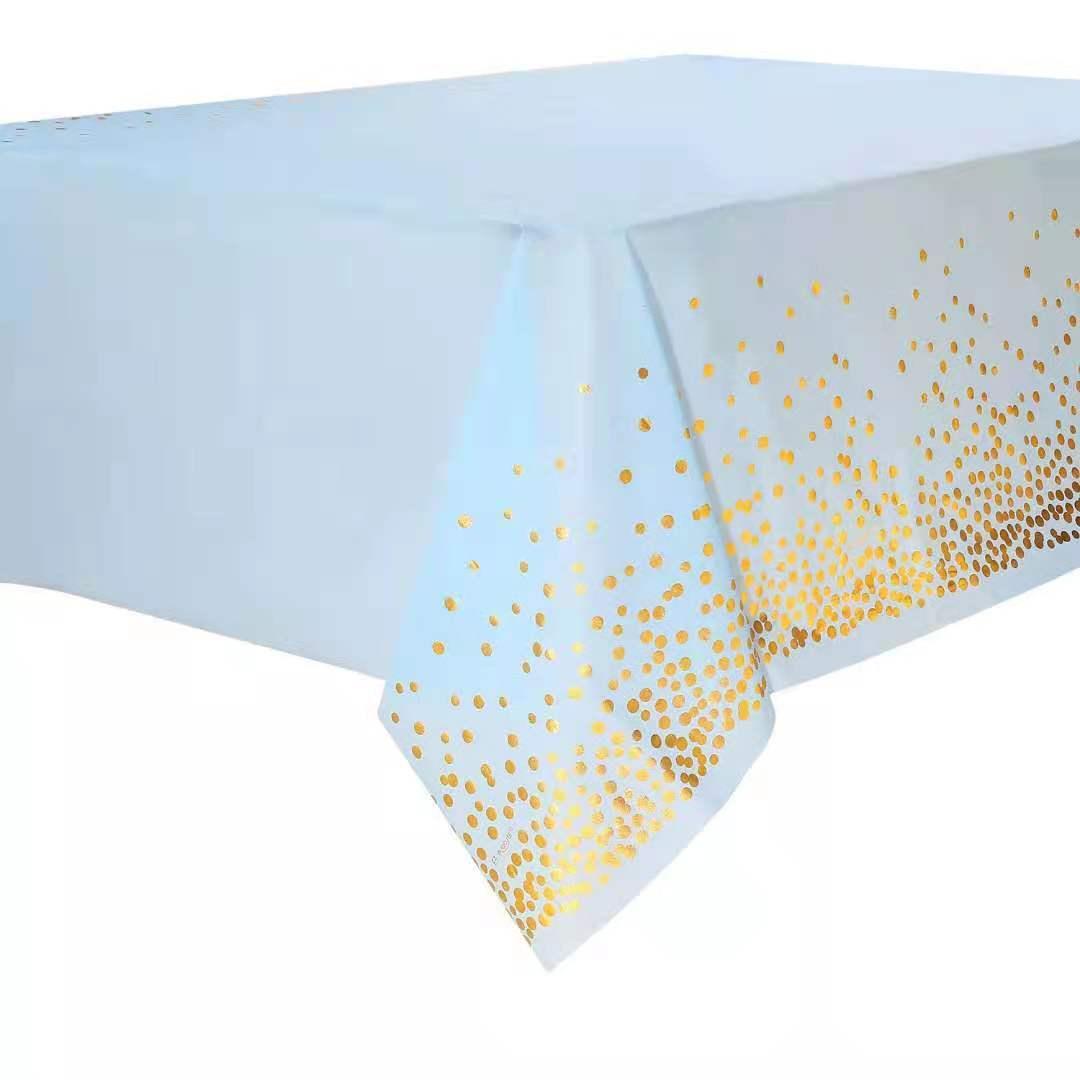 Golden Tablecloth Party Supplies Luxurious Weddings