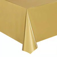 Golden Tablecloth Party Supplies Luxurious Weddings