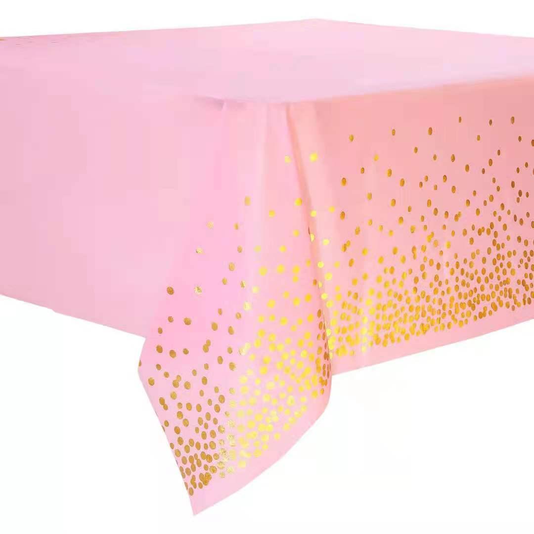 Golden Tablecloth Party Supplies Luxurious Weddings