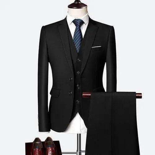 Groom Wedding Suit Slim Fit Tuxedo 3pce - Luxurious Weddings