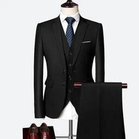 Groom Wedding Suit Slim Fit Tuxedo 3pce - Luxurious Weddings