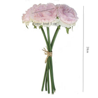 High quality artificial flower peony 5 silk wedding flowers - Luxurious Weddings