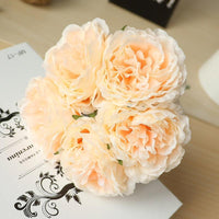 High quality artificial flower peony 5 silk wedding flowers - Luxurious Weddings