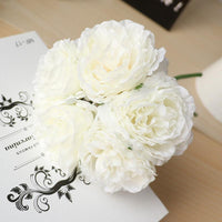 High quality artificial flower peony 5 silk wedding flowers - Luxurious Weddings