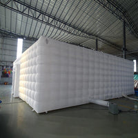 Large white Inflatable Square Tent/Marquee With Lights - Luxurious Weddings
