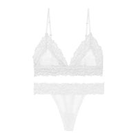 Lingerie Set Lace Transparent Bra - Luxurious Weddings