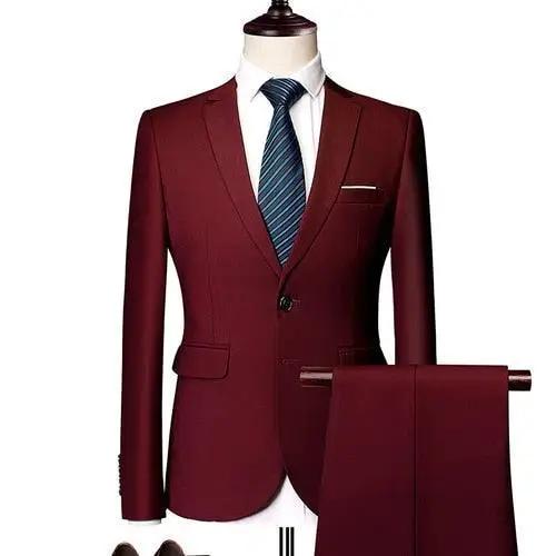 Mens 2pc Suit - Luxurious Weddings