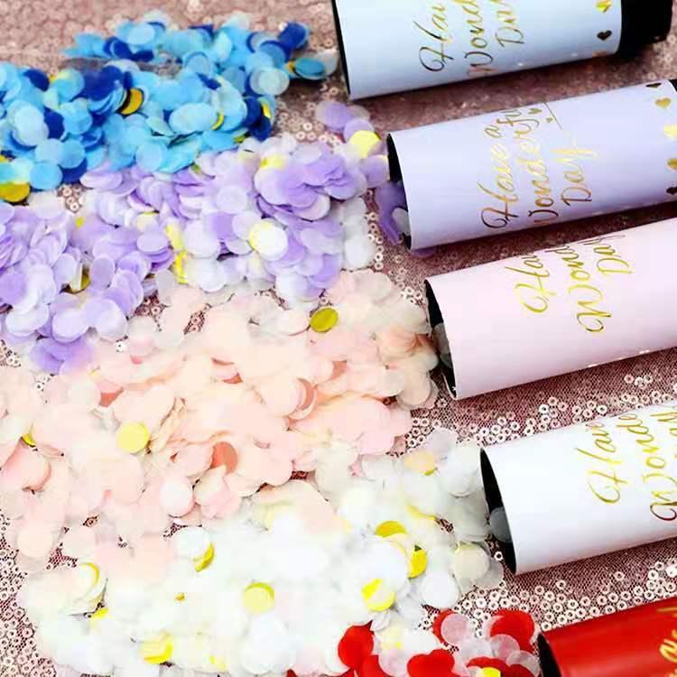 Mini Pistol Salute Confetti Popper Confetti Luxurious Weddings