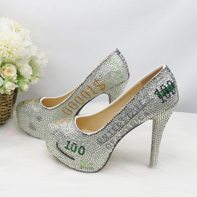 Money shoe and bag High Heel Pumps - Luxurious Weddings