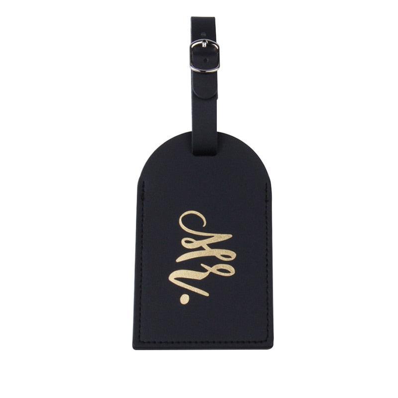 Mr Mrs Luggage Tag Honeymoon travel Wedding Gift NewlyWed Gifts Luxurious Weddings
