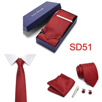 Necktie Hanky & Cufflinks Gift Box - Luxurious Weddings