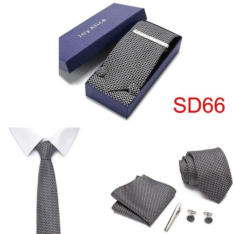 Necktie Hanky & Cufflinks Gift Box - Luxurious Weddings