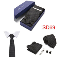 Necktie Hanky & Cufflinks Gift Box - Luxurious Weddings