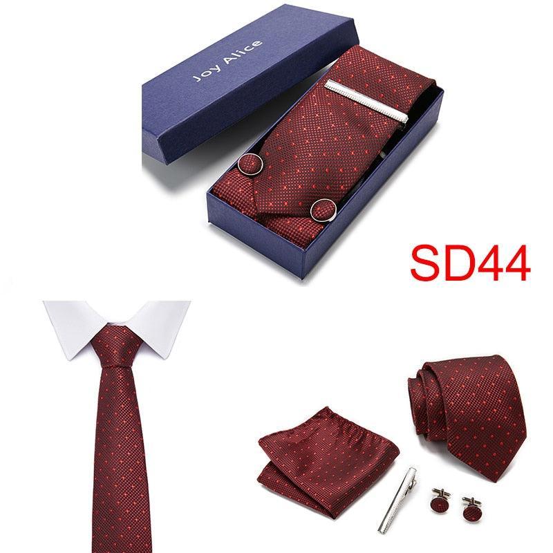 Necktie Hanky & Cufflinks Gift Box - Luxurious Weddings