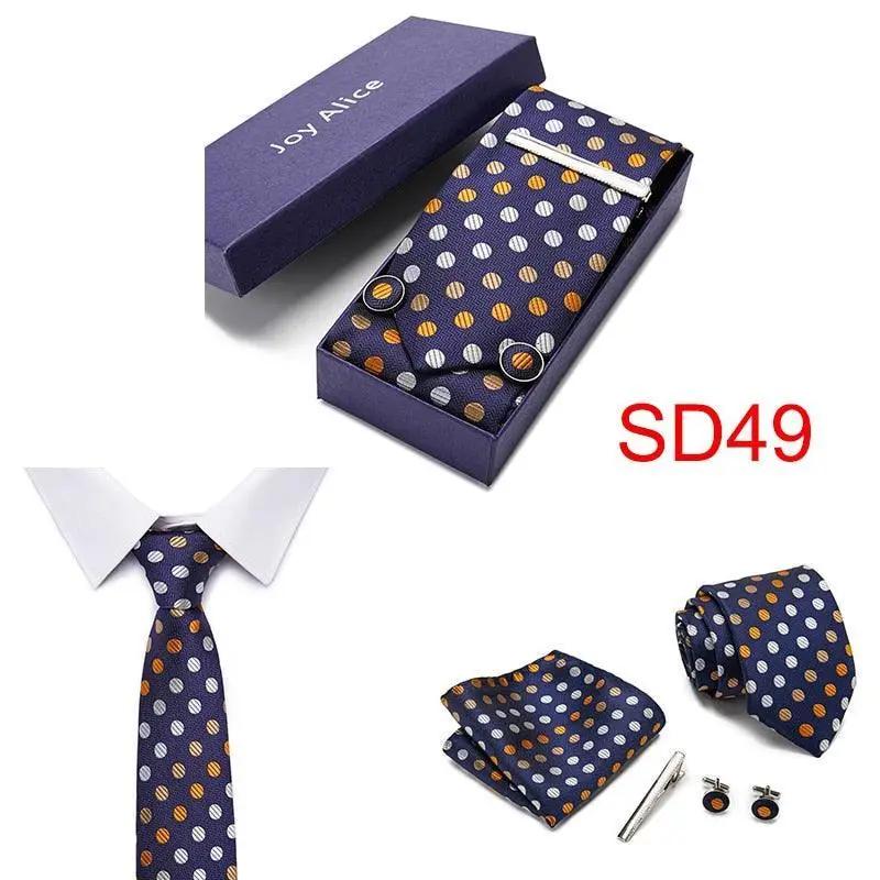 Necktie Hanky & Cufflinks Gift Box - Luxurious Weddings