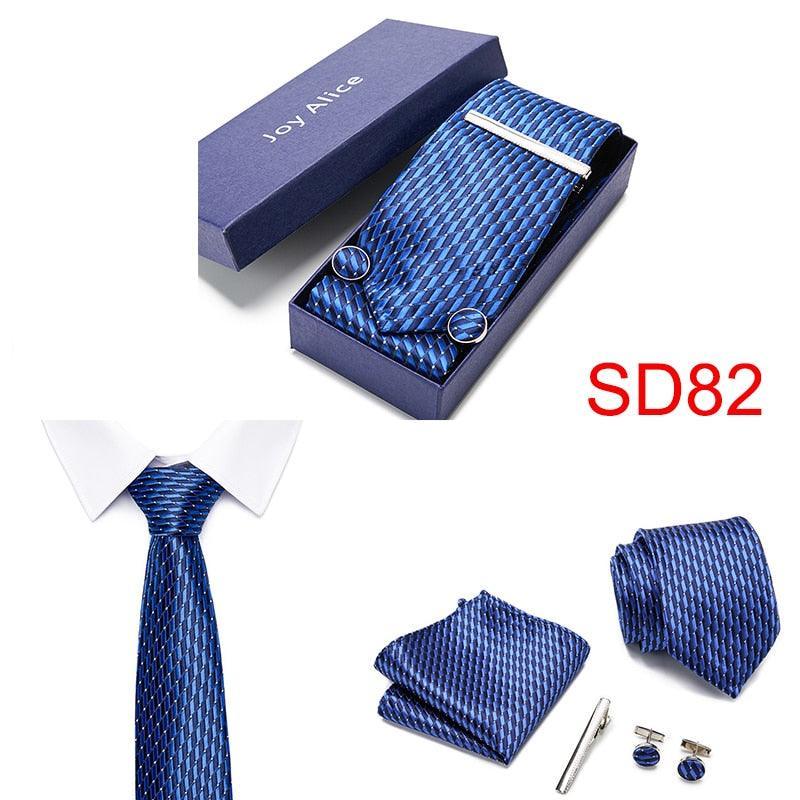 Necktie Hanky & Cufflinks Gift Box - Luxurious Weddings