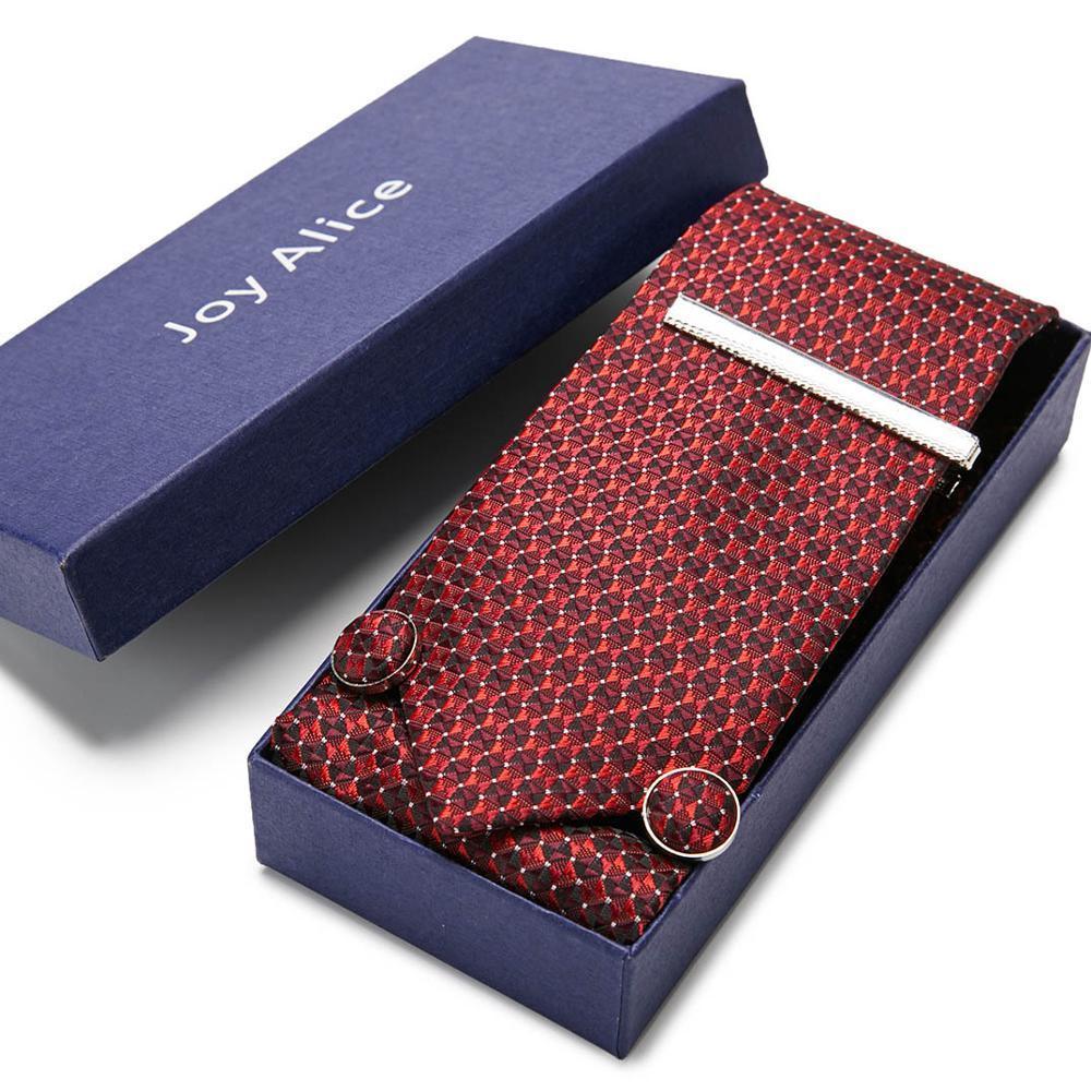 Necktie Hanky & Cufflinks Gift Box - Luxurious Weddings