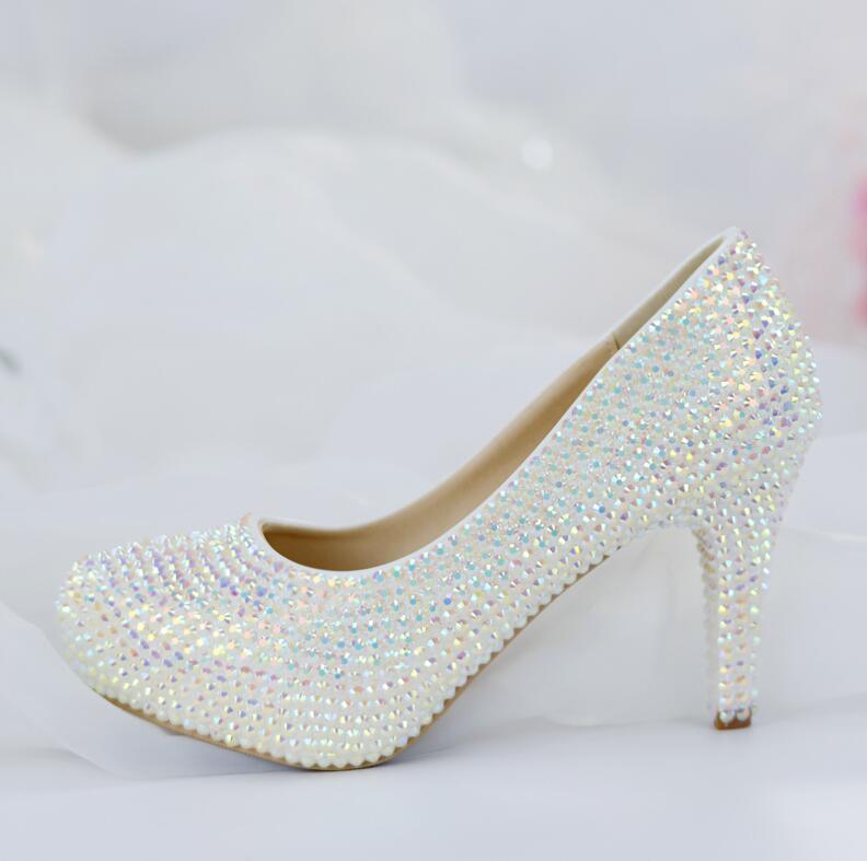 New Bling crystal women wedding shoes Handmade Shoes - Luxurious Weddings