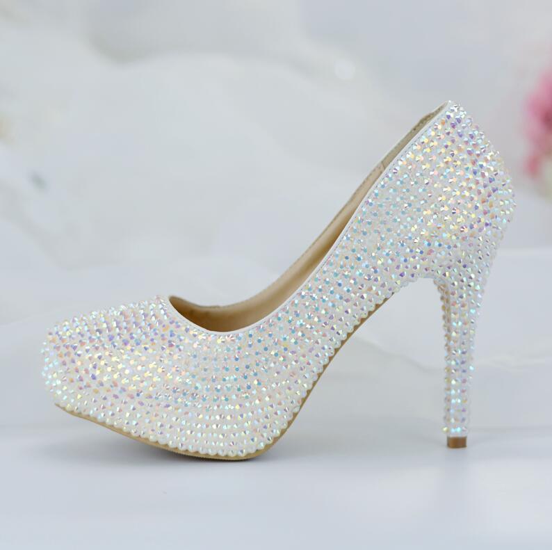 New Bling crystal women wedding shoes Handmade Shoes - Luxurious Weddings