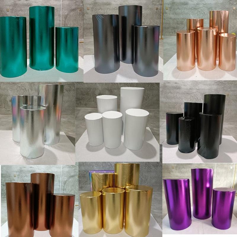 Pedestal Column Cylinder Covers Party Decoration DIY Craft Supplies Luxurious Weddings