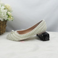 Pointed Pearl wedding shoes & Matching Purse - Luxurious Weddings