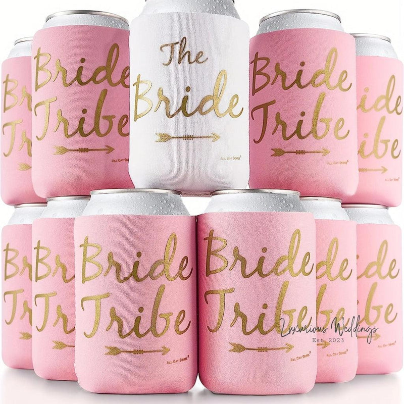 Premium Bride Tribe Skinny Can Sleeves Hens Night Luxurious Weddings