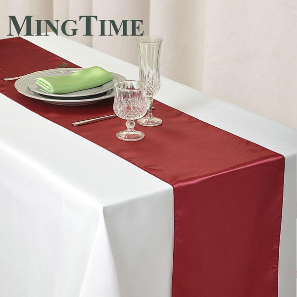 Satin Table Runner 30cm X 275cm - Luxurious Weddings