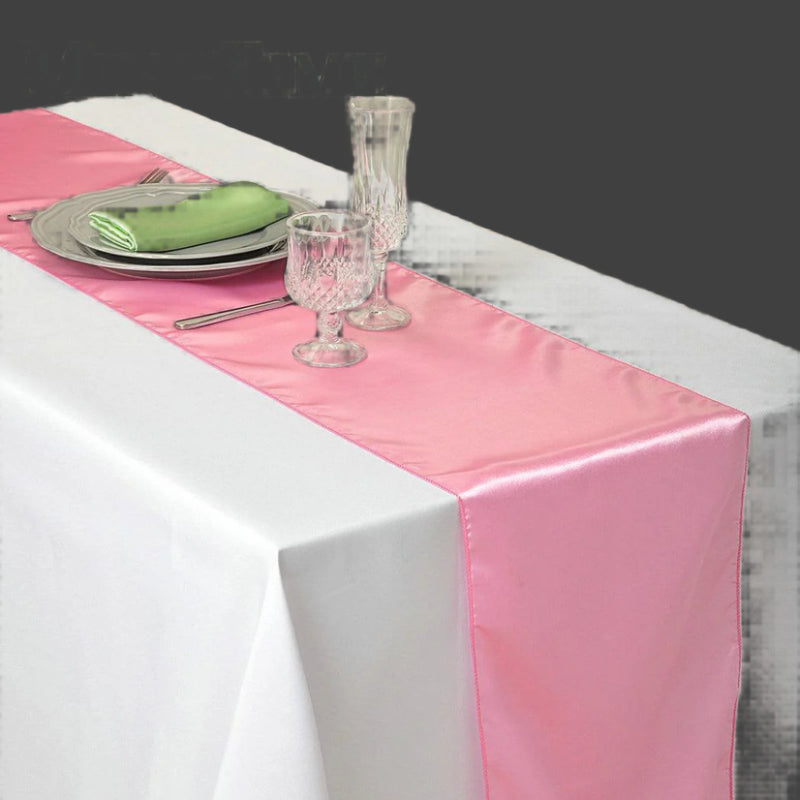 Satin Table Runner 30cm X 275cm Tablerunner Luxurious Weddings