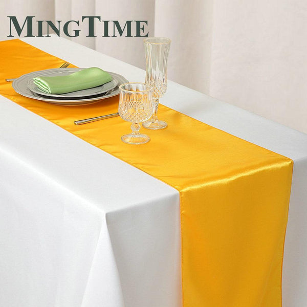 Satin Table Runner 30cm X 275cm - Luxurious Weddings