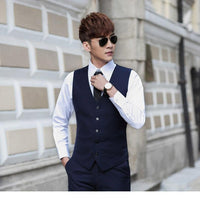 Slim Fit Mens Suit Vest Casual Suit Waistcoat - Luxurious Weddings