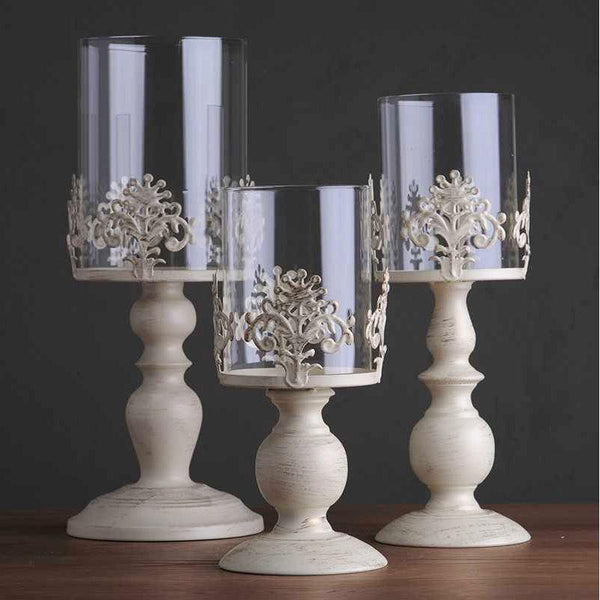 Strongwell Candle Holder Cube Stand Candle Candlestick Metal Base Decoration - Luxurious Weddings