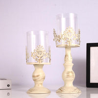 Strongwell Candle Holder Cube Stand Candle Candlestick Metal Base Decoration - Luxurious Weddings