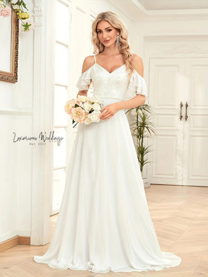 Stunning Sequin Wedding Dress - Elegant, Versatile, High-Quality - Luxurious Weddings