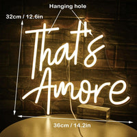 The Amore Neon Sign - Luxurious Weddings