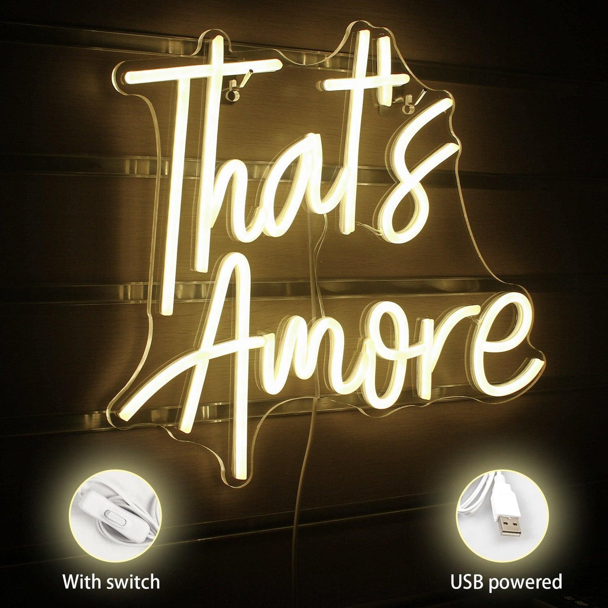 The Amore Neon Sign - Luxurious Weddings