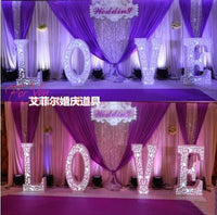 Wedding props stage decoration LOVE background decoration - Luxurious Weddings