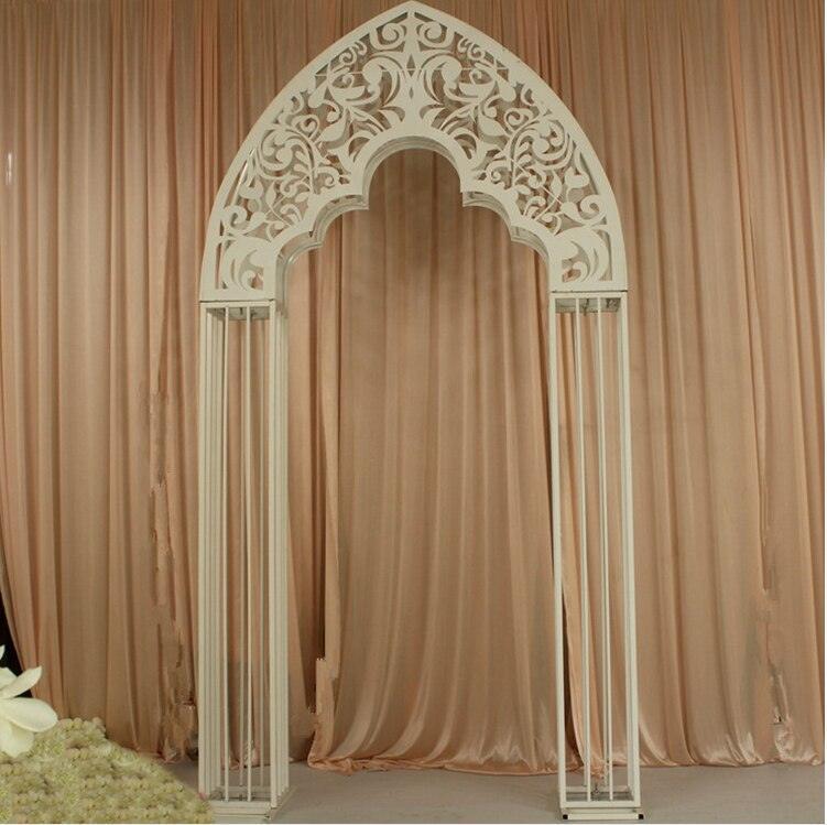 Wedding three-dimensional European iron arch decoration background arch - Luxurious Weddings