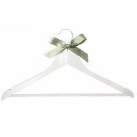 White Solid Wood Hanger Custom Bridesmaid - Luxurious Weddings