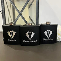 Will You Be My Groomsman Hip Flask Proposal Gift - Luxurious Weddings