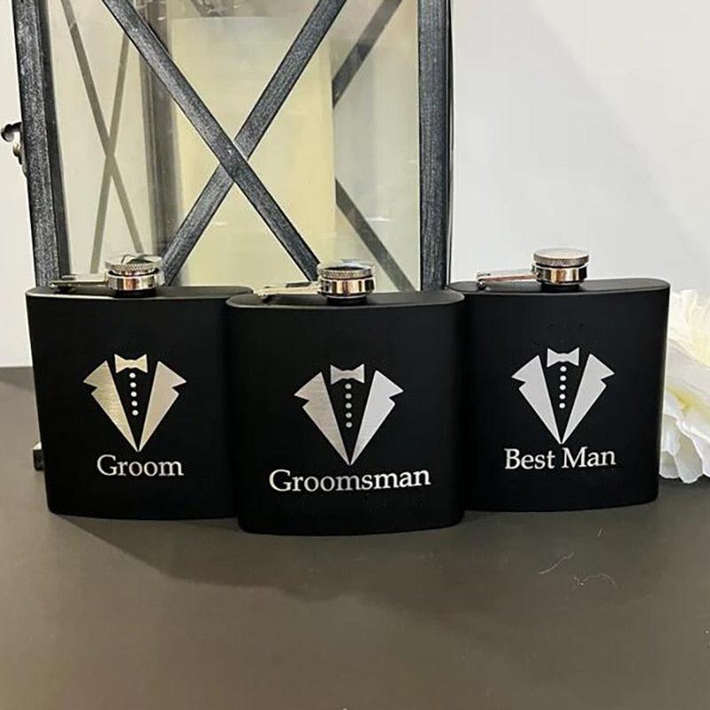 Will You Be My Groomsman Hip Flask Proposal Gift Groomsmen Gifts Luxurious Weddings