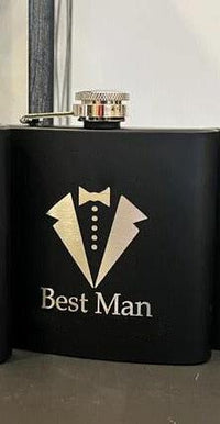 Will You Be My Groomsman Hip Flask Proposal Gift - Luxurious Weddings