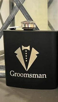 Will You Be My Groomsman Hip Flask Proposal Gift Luxurious Weddings